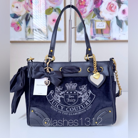 JUICY COUTURE Bag Heritage Core Tote - Black